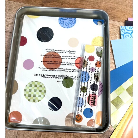 Creative Memories Action Pack Scrapbooking Kit W/Tin Includes Sticker Sheets & M - Picture 4 of 4